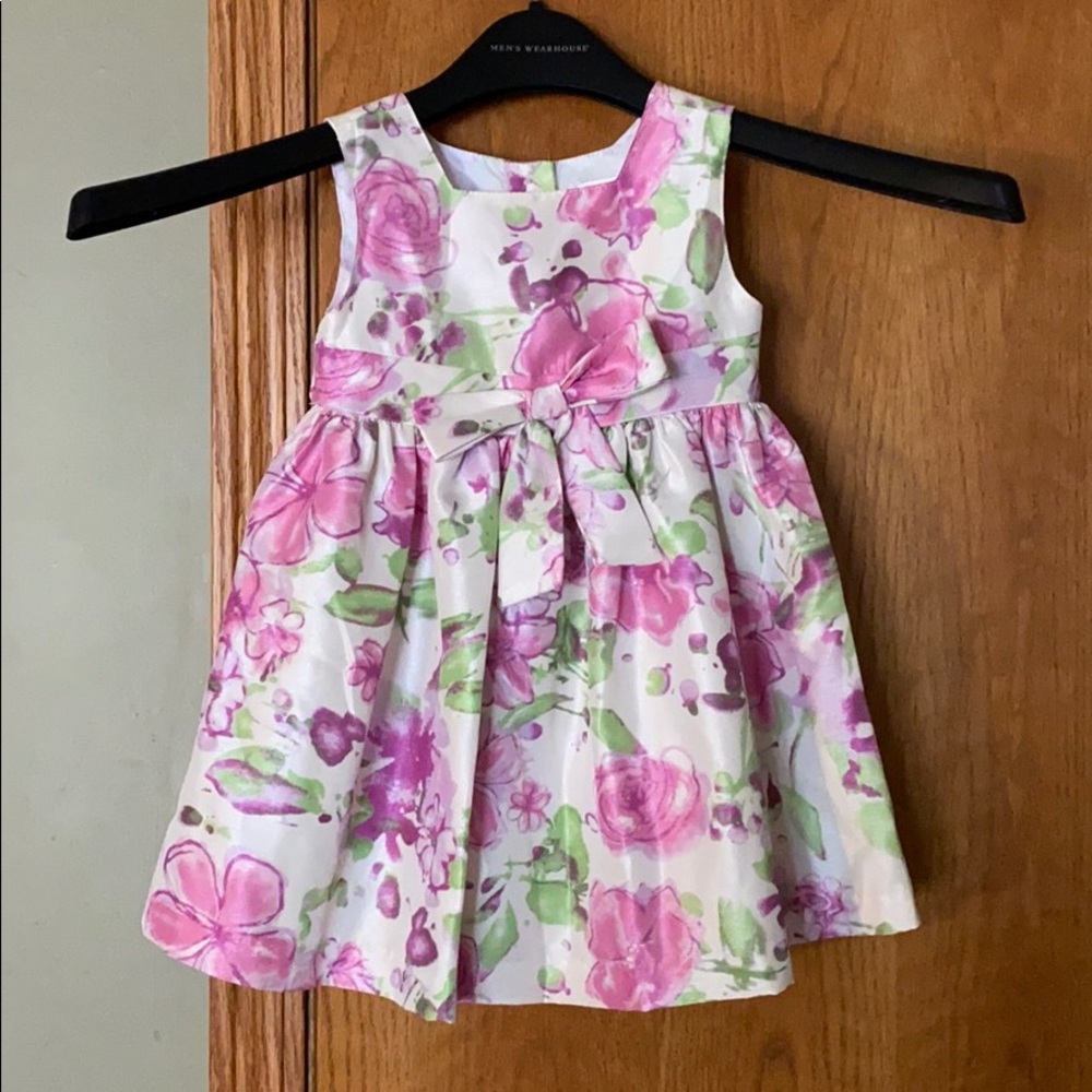 Little Miss Attitude Sleeveless Dress with Bow